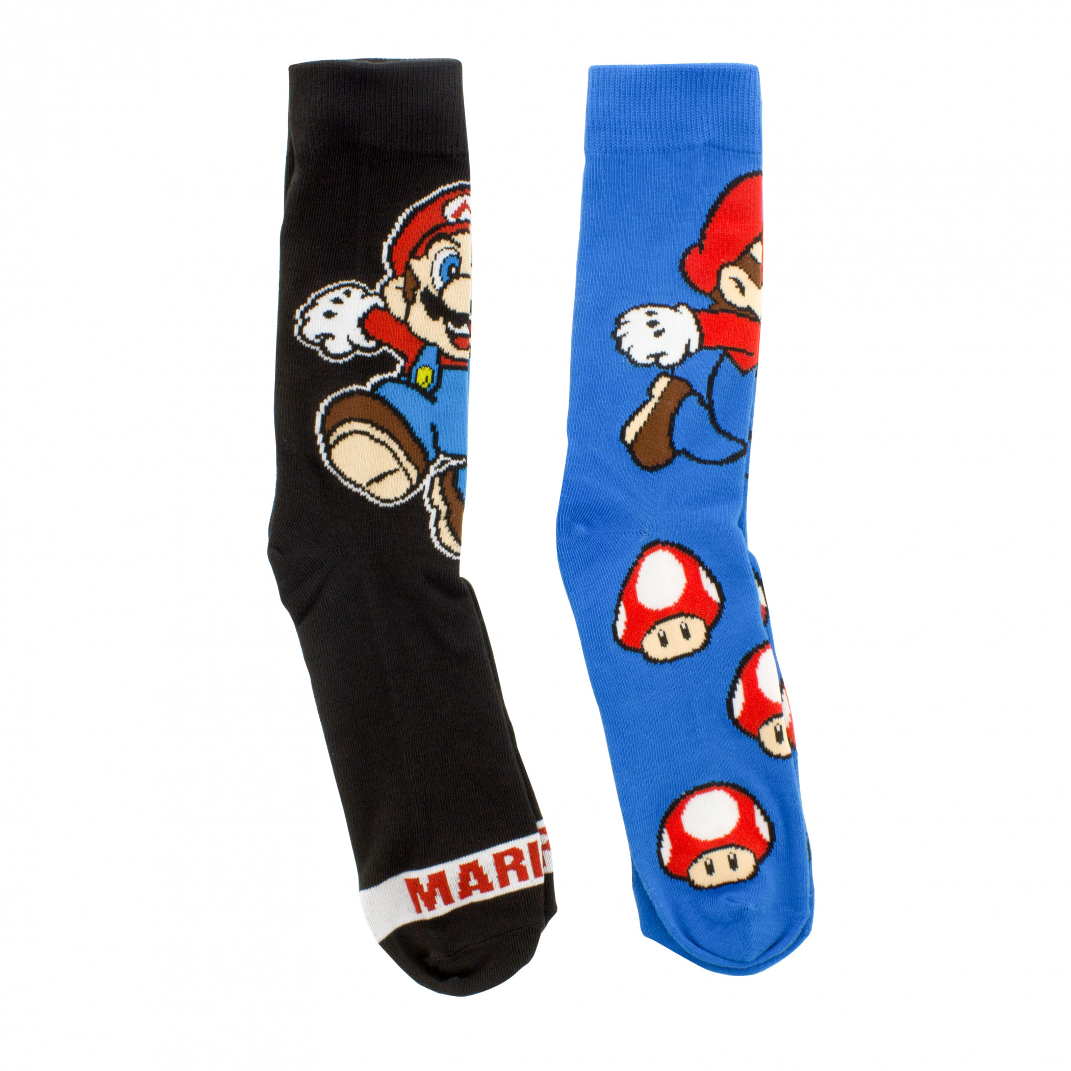 Super Mario Bros. Level Up 2-Pack Crew Socks